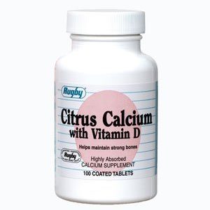 ACTAVIS Rugby® Cholecalciferol / Calcium Citrate Joint Health Supplement 00536322301