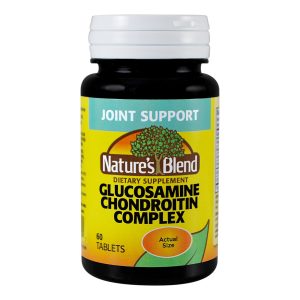 NATIONAL VITAMIN COMPANY Nature's Blend Glucosamine Sulfate / Chondroitin Sulfate Joint Health Supplement 54629078756