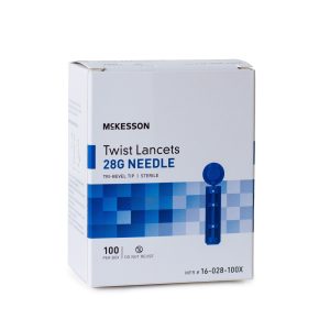 MCKESSON BRAND McKesson Twist Lancet, 28 gauge 16-028-100X