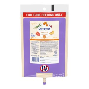 NESTLE HEALTHCARE NUTRITION Compleat® Peptide Plant-Based 1.5 Tube Feeding Formula, 1000 mL 00043900617152