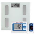 VERIDIAN HEALTHCARE LLC SmartHeart Heart Health Bundle: Scale, Blood Pressure Monitor, Pulse Oximeter VHKIT-HH02