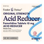 MCKESSON BRAND Foster & Thrive™ Original Strength Acid Reducer Famotidine Tablets 10 mg 70677110202