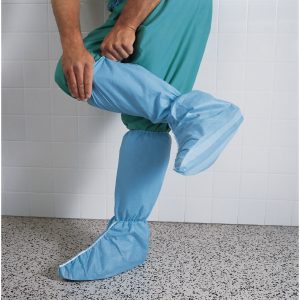 O&M HALYARD INC Halyard Hi Guard® Boot Cover, Blue, Extra Large 69671
