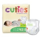 FIRST QUALITY PRODUCTS LLC Cuties® Premium Diaper, Size 2 CR2001