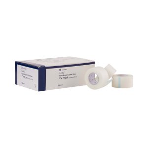 CARDINAL Curity™ Plastic Medical Tape, 1 Inch x 10 Yard, Transparent 8534C