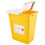 CARDINAL SharpSafety™ Chemotherapy Waste Container, 8 Gallon, 15.5 x 17.5 x 11 Inch 8985