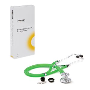 MCKESSON BRAND McKesson Sprague-Rappaport Stethoscope, 22 Inch, Green 641NGRMM