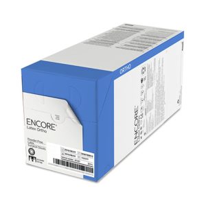 ANSELL Encore® Latex Ortho Surgical Glove, Size 8, Brown 5788005