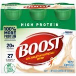 NESTLE HEALTHCARE NUTRITION Boost® High Protein Vanilla Complete Nutritional Drink, 8 oz. Bottle 00041679941362