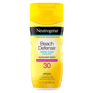 J & J SALES Neutrogena® Beach Defense® Water + Sun Protection Sunscreen Lotion, SPF 30 08680087271