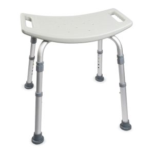 MCKESSON BRAND McKesson Aluminum Transfer Bench, Armless Bath Bench, 300-lb. Capacity 146-12203KD-1