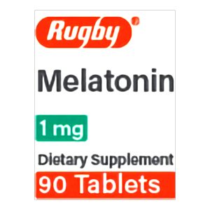 MAJOR PHARMACEUTICALS Rugby® 1-mg Melatonin Tablet 80681004100
