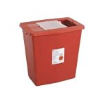 CARDINAL SharpSafety™ Multi-purpose Sharps Container, 12 Gal., 18.75 x 18.25 x 12.75 Inch 8935