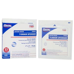 Dukal Drain Sponge, 16-Ply 7468
