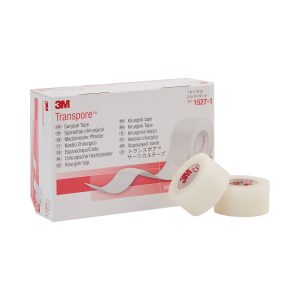 SOLVENTUM CORPORATION 3M™ Transpore™ Plastic Medical Tape, 1 Inch x 10 Yard, Transparent 1527-1