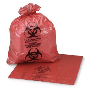 MCKESSON BRAND McKesson Biohazard Waste Bag, 40 – 45 gallon Capacity, 40 x 46 Inch 03-4543