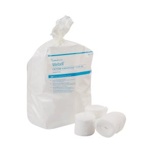 CARDINAL Webril™ Undercast Cotton Cast Padding, nonsterile, White, 2 Inch x 4 Yard 1418