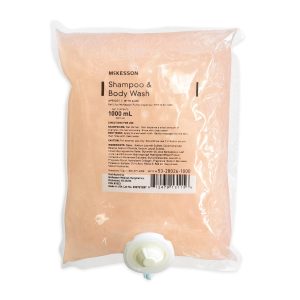 MCKESSON BRAND McKesson Shampoo and Body Wash, 1000 mL Dispenser Refill Bag 53-28026-1000