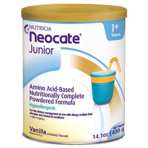 NUTRICIA NORTH AMERICA Neocate® Junior Amino Acid–Based Powdered Formula, Vanilla, 14.1-ounce can 133282