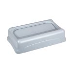 RJ SCHINNER CO Rubbermaid® Slim Jim® Untouchable® Trash Can Lid FG267360GRAY