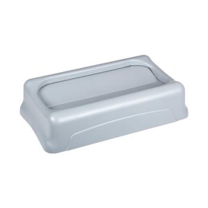 RJ SCHINNER CO Rubbermaid® Slim Jim® Untouchable® Trash Can Lid FG267360GRAY