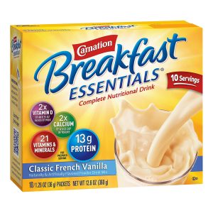 NESTLE CLINICAL NUTRITIONAL Carnation Breakfast Essentials® Vanilla Nutritional Drink 10050000530622