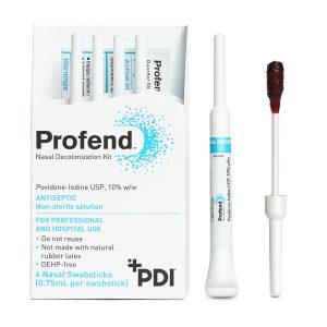 PROFESSIONAL DISPOSABLES Profend® Impregnated Nasal Swabstick Kit X12048