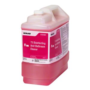 Ecolab® 73 Disinfecting Acid Bathroom Cleaner, 2.5 gal. 6101041