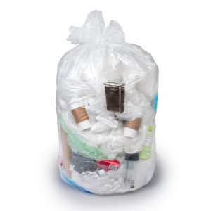 COLONIAL BAG CORP Colonial Bag Extra Heavy Duty Trash Bag, Clear, 45 gal. CHD48XC