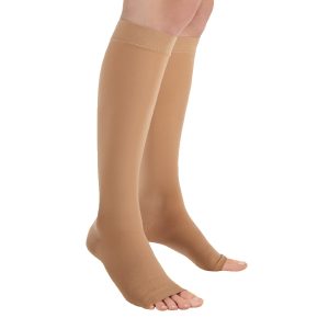 3M COMPANY 3M™ Futuro™ Compression Stockings, Open Toe, Large, Beige, Knee High 71050EN