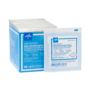 MEDLINE Avant Gauze® Sterile Nonwoven Sponge, 2 x 2 Inch, 4-Ply NON21224
