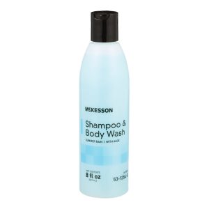MCKESSON BRAND McKesson 2-in-1 Shampoo and Body Wash, Flip-Top Bottle, 8 oz, Summer Rain Scent 53-1354-8