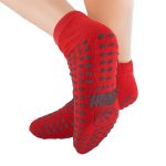 PRINCIPLE BUSINESS ENTERPRISES Pillow Paws Risk Alert® Terries Slipper Socks, 2X-Large, Red 3802-001