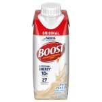NESTLE HEALTHCARE NUTRITION Boost® Original Vanilla Balanced Nutritional Drink, 8-ounce Carton 00043900582764