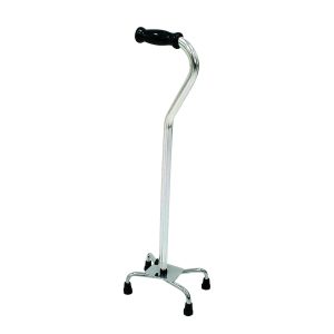 DRIVE DEVILBISS HEALTHCARE drive™ Bariatric Small Base Quad Cane, 30 – 39 Inch Height 10316-4