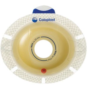 COLOPLAST SenSura® Click Xpro Convex Light Ostomy Barrier, Trim to Fit 15 – 33 mm, Red 11025
