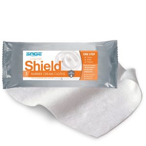 SAGE PRODUCTS Shield® Barrier Cream Cloths, Soft Pack 7503