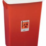 CARDINAL SharpSafety™ Multi-purpose Sharps Container, 18 Gallon, 26 x 18¼ x 12¾ Inch 8998PG2