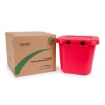 SHARPS COMPLIANCE TakeAway Recovery System Sharps Container, 21-1/2 x 21-1/4 x 18-1/2 Inch 80020