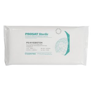 CONTEC INC Prosat® Sterile™ Presaturated Wipes, 9 x 11 Inch PS-911EB/ETOH