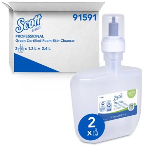 KIMBERLY CLARK Scott® Green Certified Foam Skin Cleanser, 1.2 Liter Cassette 91591