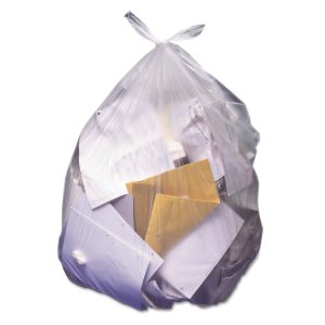 ESSENDANT CO/UNITED STATIONERS Heritage™ Standard High Density Trash Bag, Colorless, 45-gallon Capacity HERZ8048MNR03