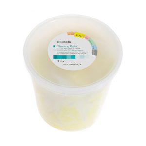 MCKESSON BRAND McKesson Therapy Putty, Yellow, Extra Soft, 5 lb. Container 169-10-0923