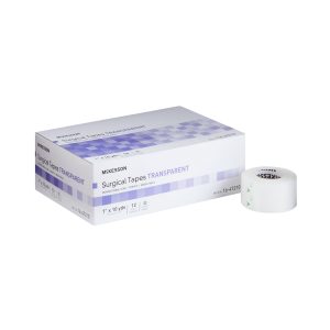 MCKESSON BRAND McKesson Plastic Medical Tape, 1 Inch x 10 Yard, Transparent 16-47210
