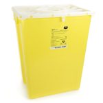 MCKESSON BRAND McKesson Prevent® Chemotherapy Sharps Container, 12 Gal., 20.8 x 17.3 x 13 Inch 2259