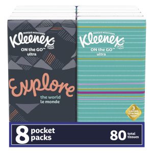 KIMBERLY CLARK Kleenex® Pocket Pack Facial Tissue 46651