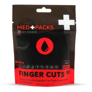 MYMEDIC Med Packs™ First Aid Kit for Finger Cuts – Emergency Supplies in Portable Pouch MM-MED-PACK-FGR-CUT-EA-V2
