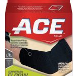 3M COMPANY 3M™ Ace™ Elbow Support, Left or Right Elbow, Large/X-Large, Black 207524