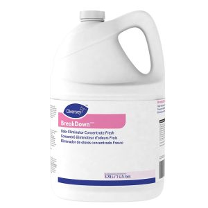 ESSENDANT CO/UNITED STATIONERS BreakDown™ Odor Eliminator and Cleaner Concentrate, Cherry Almond Scent, 1 gal. DVO94355110