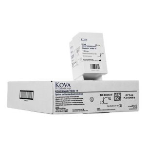 ALLTRISTA PLASTICS LLC KOVA® Glasstic® Urinalysis Microscope Slide, 10-Chamber without Grid 87146E